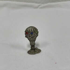 WIZARD OF OZ HOT AIR BALLOON COMSTOCK PEWTER RARE Rhinestones Statue 6003